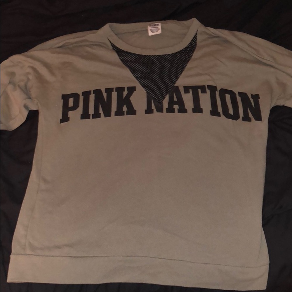 green longsleeve and also a black longsleeve